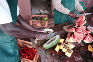 Preparing Food for Chimps