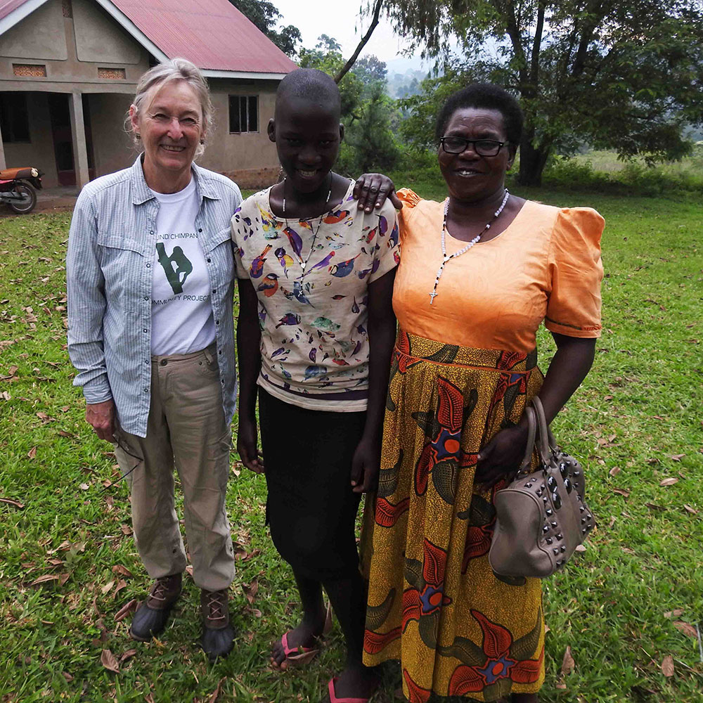 Nancy with Ladies in Uganda